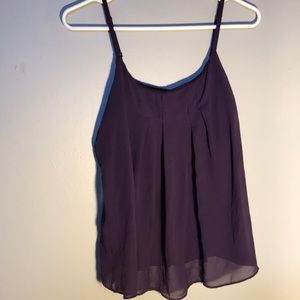 🌺NY&C purple tank top